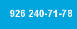 926 240-71-78
